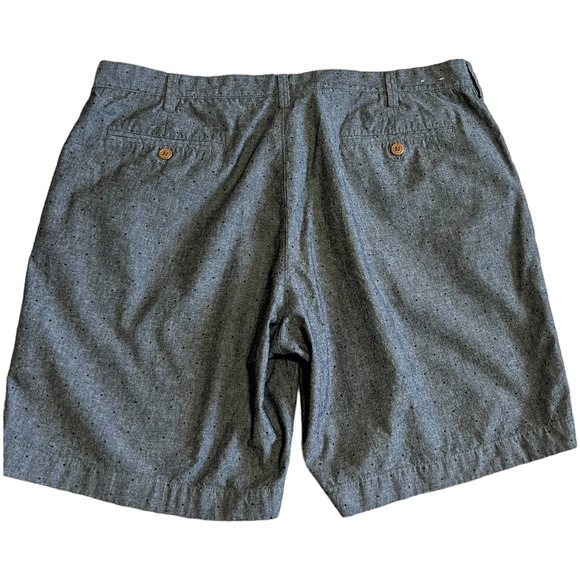 J. Crew Gramercy Flat Front Gray Casual Shorts, Size 38W - Picture 2 of 5